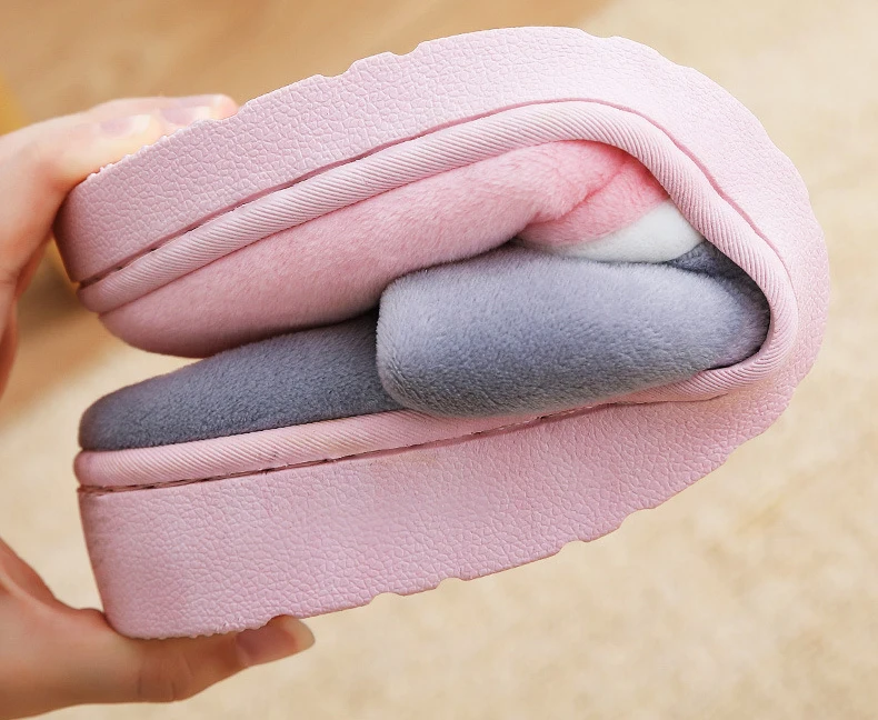 PDMOSY/обувь с героями мультфильмов; pantoffels dames; нескользящие домашние тапочки; женские милые зимние домашние тапочки; calzado mujer