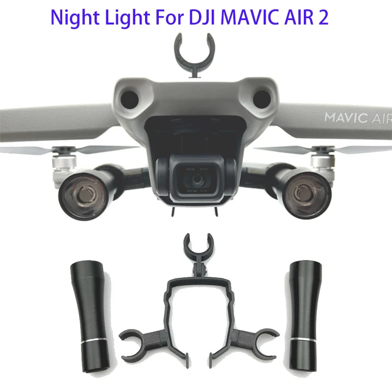For DJI Mavic Air 2 Drone Accessories Night Flying Light Searchlight Mount Set
