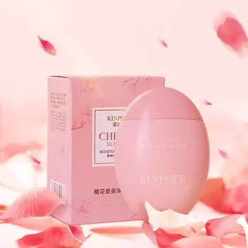 

Cherry Blossom Hand Cream Goose Egg Hand Cream Hydrating Smooth Fine Lines Anti-drying Moisturizing Hand Care Cream
