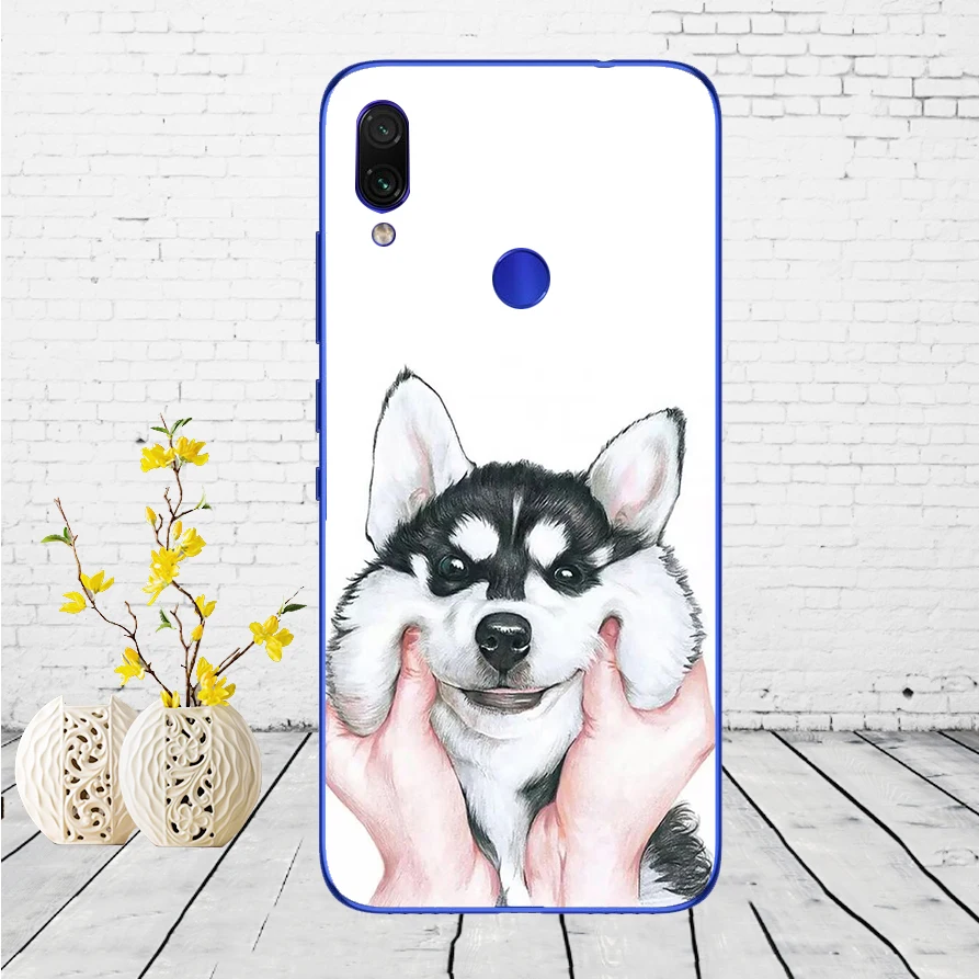 Чехол для Xiaomi Redmi Note 7, силиконовый чехол для Xiaomi Redmi Note 7, задняя крышка, чехол для Redmi Note 7, чехол для телефона - Цвет: C21