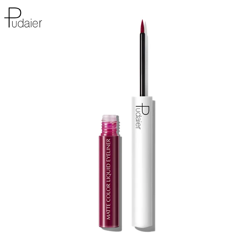 

Pudaier 15 Color Matte Color Eyeliner Waterproof and Non-blooming Eyeliner Pen