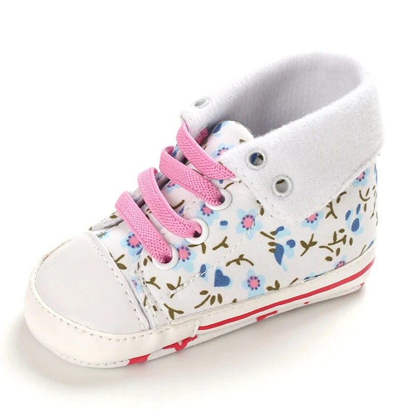 Детская обувь для мальчиков и девочек; парусиновые спортивные кроссовки для новорожденных; обувь для малышей с мягкой нескользящей подошвой; детская обувь - Цвет: YTM2293A (6)
