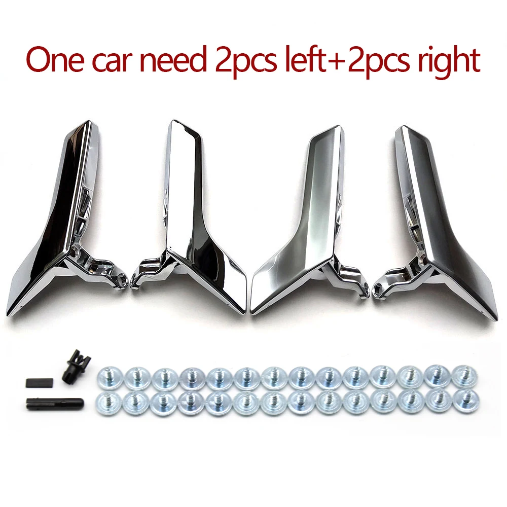 Mercedes C250 C300 C350 Interior Door Handle Repair Kit - Chrome Upgrade