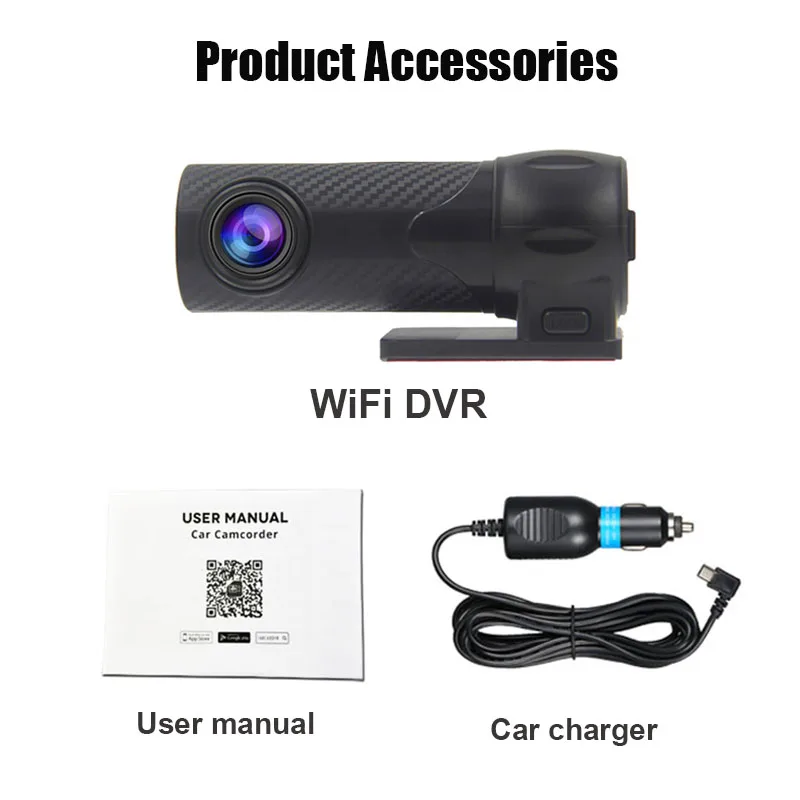 Мини Автомобильная dvr камера Dashcam 360 WiFi умная Автомобильная приборная камера 1080P видео регистратор рекордер g-сенсор ночного видения видеорегистратор