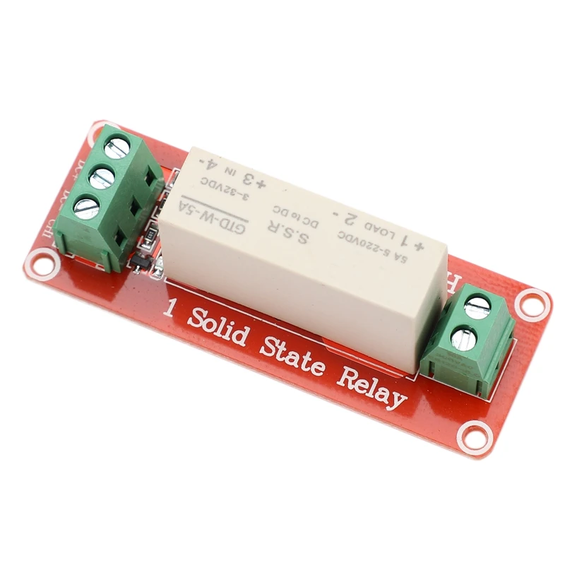 1 канал SSR твердотельный релейный модуль высокий-низкий триггер 5A 3-32V для Arduino Uno R3