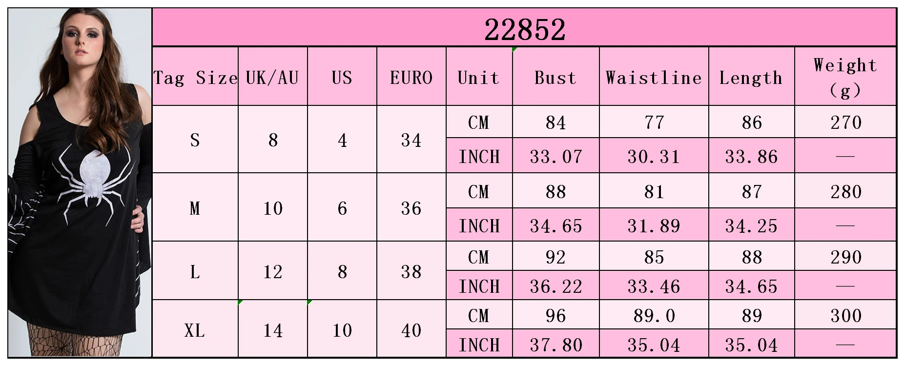 Women Halloween Play Cloth Spider Cobweb Print Performance Clothing Batwing Sleeve Sundress Long Top Shirt For Party