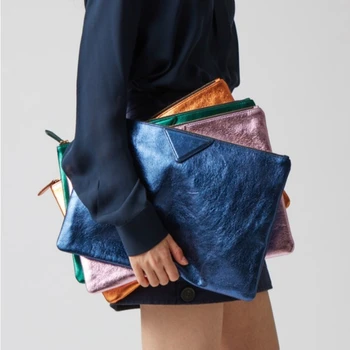 

New Style Ladies Clutch Bag Simple Temperament Handbag Fashion Clutch Envelope Document Bags Handbags Women Famous Brands CC GG