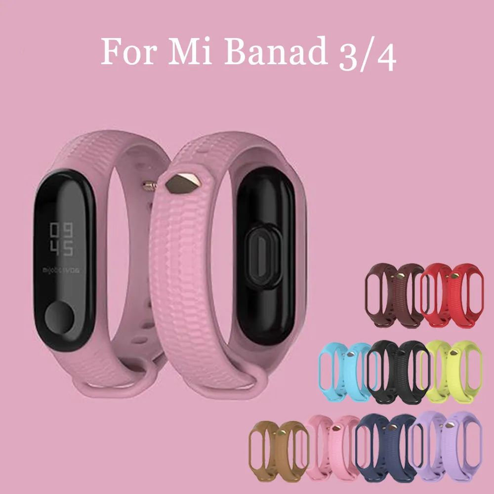 Спортивный Браслет mi Band 4 3 ремешок на запястье для Xiaomi mi band 4 спортивный силиконовый браслет для Xiaomi mi band 3 Band 4 Смарт-часы