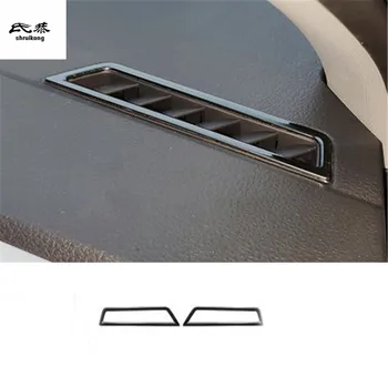 

2pcs/lot stainless steel High position air conditioning outlet decoration cover for 2017-2019 Volkswagen VW POLO AW1 BZ1