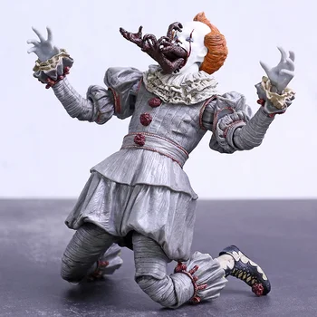 

NECA Stephen King's It Pennywise Ultimate Dancing Clown Ver. PVC Action Figure Toy with LED Light