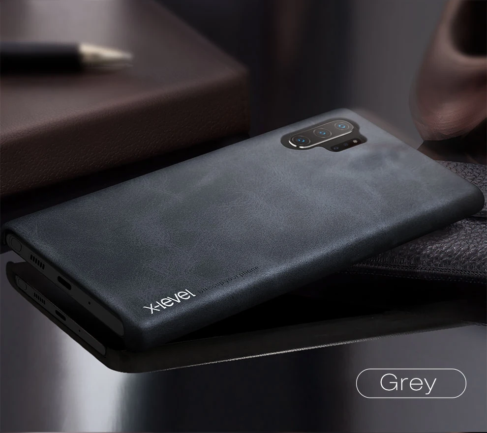 Чехол из искусственной кожи для samsung Galaxy Note5 8 Note9 10 Plus, мягкий ультра тонкий ударопрочный деловой чехол-накладка для Note 8