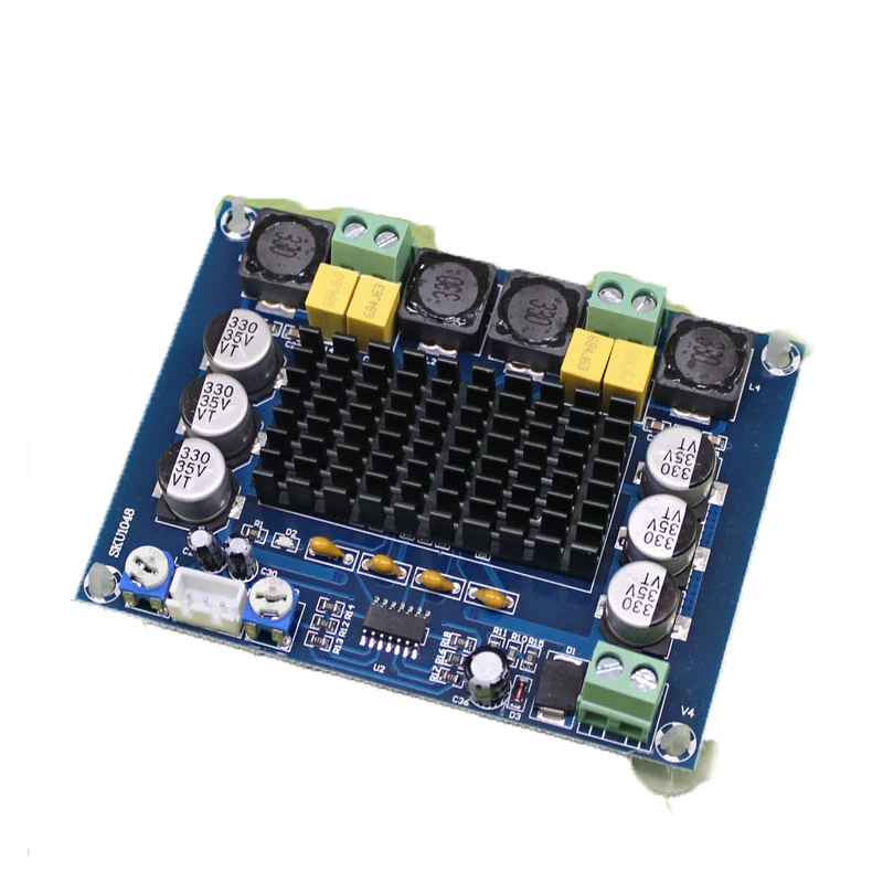 KYYSLB 2*120 Вт DC12~ 28 в высокой мощности Цифровой усилитель платы XH-M543 TPA3116D2 домашний аудио Класс D усилитель платы два канала