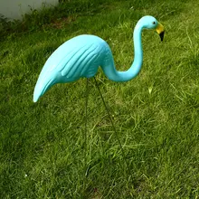 Flamingo Ornament Plastic Artificial Garden Ornaments Balcony Flamingo Lawn Decoration Beautiful Figurines Arts