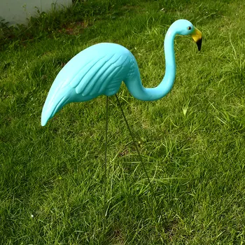 

Flamingo Ornament Plastic Artificial Garden Ornaments Balcony Flamingo Lawn Decoration Beautiful Figurines Arts