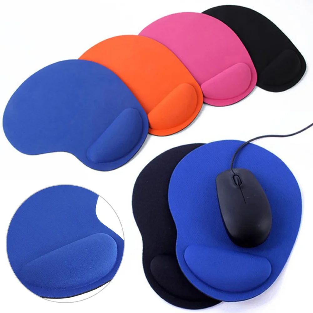 Home Office Solid Color Antislip Gaming Mouse Pad Mice Mat With Wrist Support Keyboards Mouse