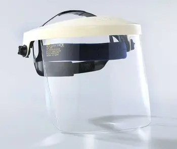 

Anti-dust Face Shield Safety Transparent Eye Protection Flip Up Flame Retardant Mask Face Shield Screen