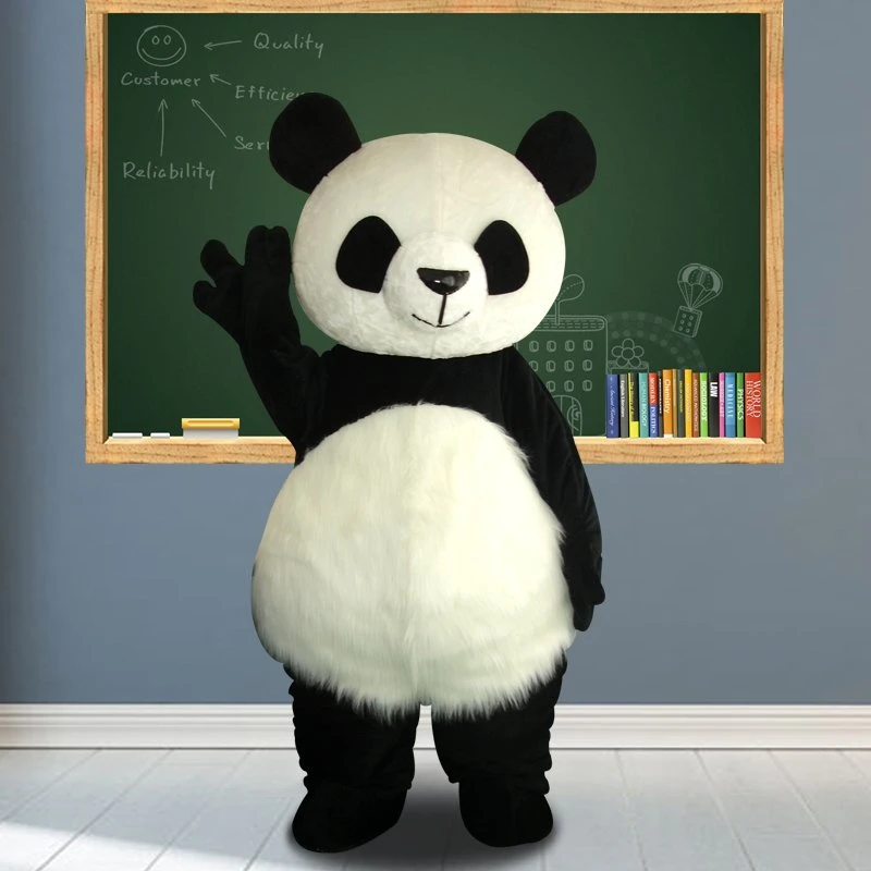 Salón de clases Reactor Adviento Disfraz de oso Panda para adulto, mascota, personaje de dibujos  animados|Mascota| - AliExpress