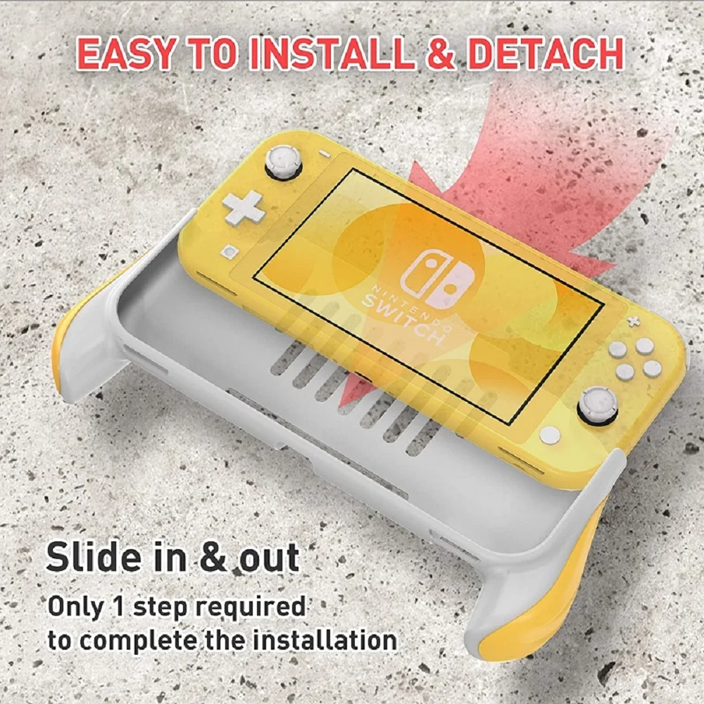 

Wecute Colors Hand Grip For Nintendo Switch Lite Shock Proof Protection Cover Shell Ergonomic Handle Grip For NS Lite Game Grips