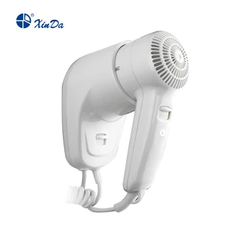 

The XINDA RCY-120 18C Hair Dryer Home & Hotel Convenience Mounted Base with Safety Switch ABS White