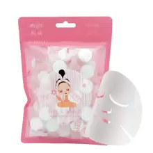 50PCS Compressed Face Mask Paper Disposable Facial Masks DIY Women Makeup Face Beauty Tool Skin Care Wrapped Masks Wholesale