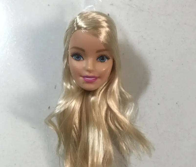 Редкая коллекция принцесса куклы головы аксессуары для игрушечной куклы девочка Сделай Сам Туалетная игрушка куклы головы части джут черный силивер красный волос голова