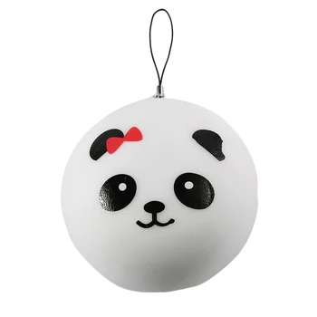 

10CM Portable Size Panda Shape Funnt Jumbo Squishy Toy Slow Rising Children Kids Toy Cell Phone Pendant For Bags