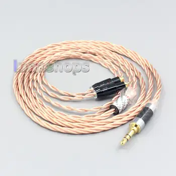 

LN007169 Silver Plated OCC Shielding Coaxial Earphone Cable For Shure SRH1540 SRH1840 SRH1440 headphone Headset