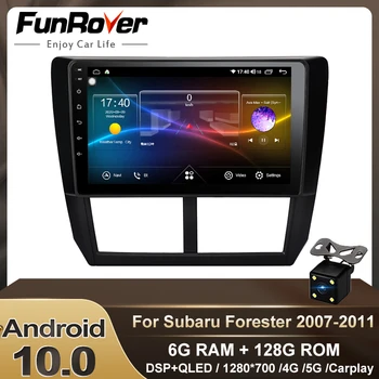 

Funrover 6G+128G Android 10.0 Car multimedia dvd player For Subaru Forester XV WRX 2008 2009 2010 2011 2012 radio gps navigation