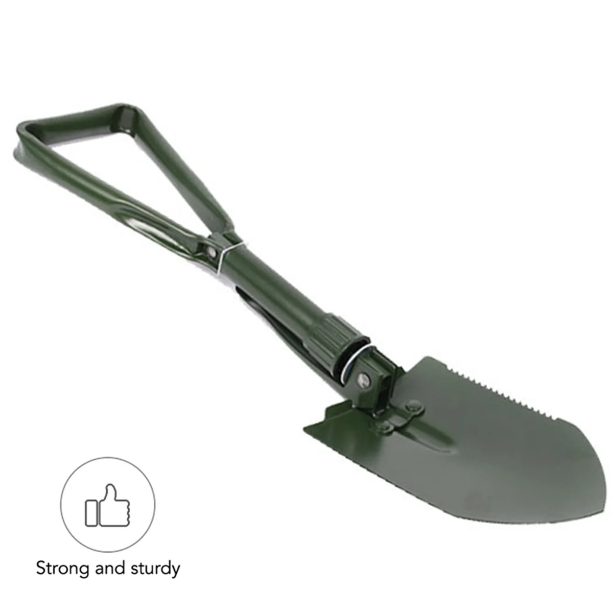 Folding Shovel Set Military Green Multi Functional Survival for Camping Hiking Backpacking Adventure Camping Garden Shovel - Цвет: Army Green L