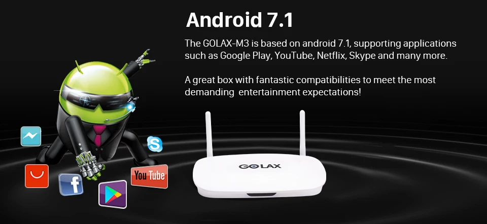 QHDTV Android IPTV коробка GOLAX-M3 французский IPTV арабский Марокко S905W 4K H.265 с 1 год IPTV подписка ОАЭ IPTV французская коробка
