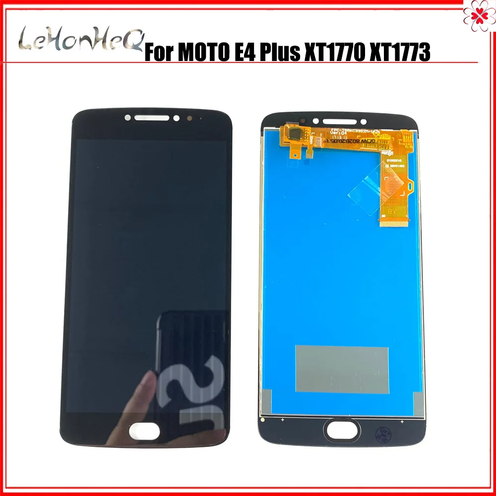 5 &quotНовый ЖК-дисплей для Motorola Moto E4 Plus XT1770 XT1773 с сенсорным экраном дигитайзер