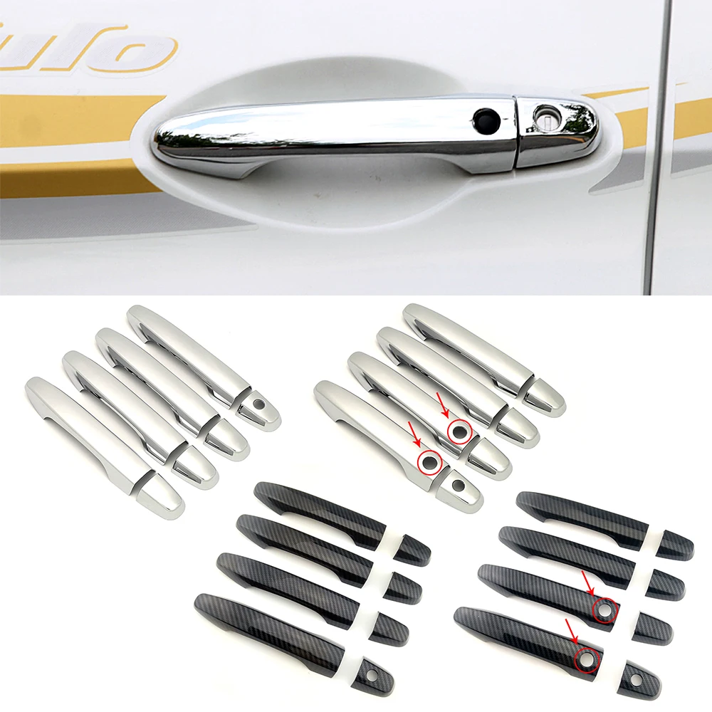 

Для Honda CR-V Civic Jade CRV углеродное волокно, цвет, модификация, хромированная крышка дверной ручки, декоративная отделка, защитная наклейка