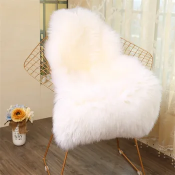 

Soft Irregular Rug Faux Fur Rug Mat Fluffy Rug Chair Couch Cover Seat Pad Rug Fur Carpet for Living Room Christmas Carpet
