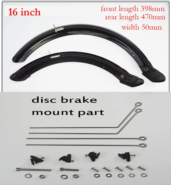 14 16 20 inch Bicycle Fender Double Bracing Adjustable Size Mudguard for Dahon Folding Bike Front and Rear Mud Guard bicycle fender