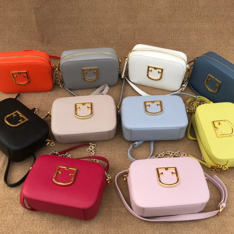 

2019 famous brand genuine leather geometric handbag large capacity wide Shoulder Crossbody Bags Stylish all-in-one beach bag