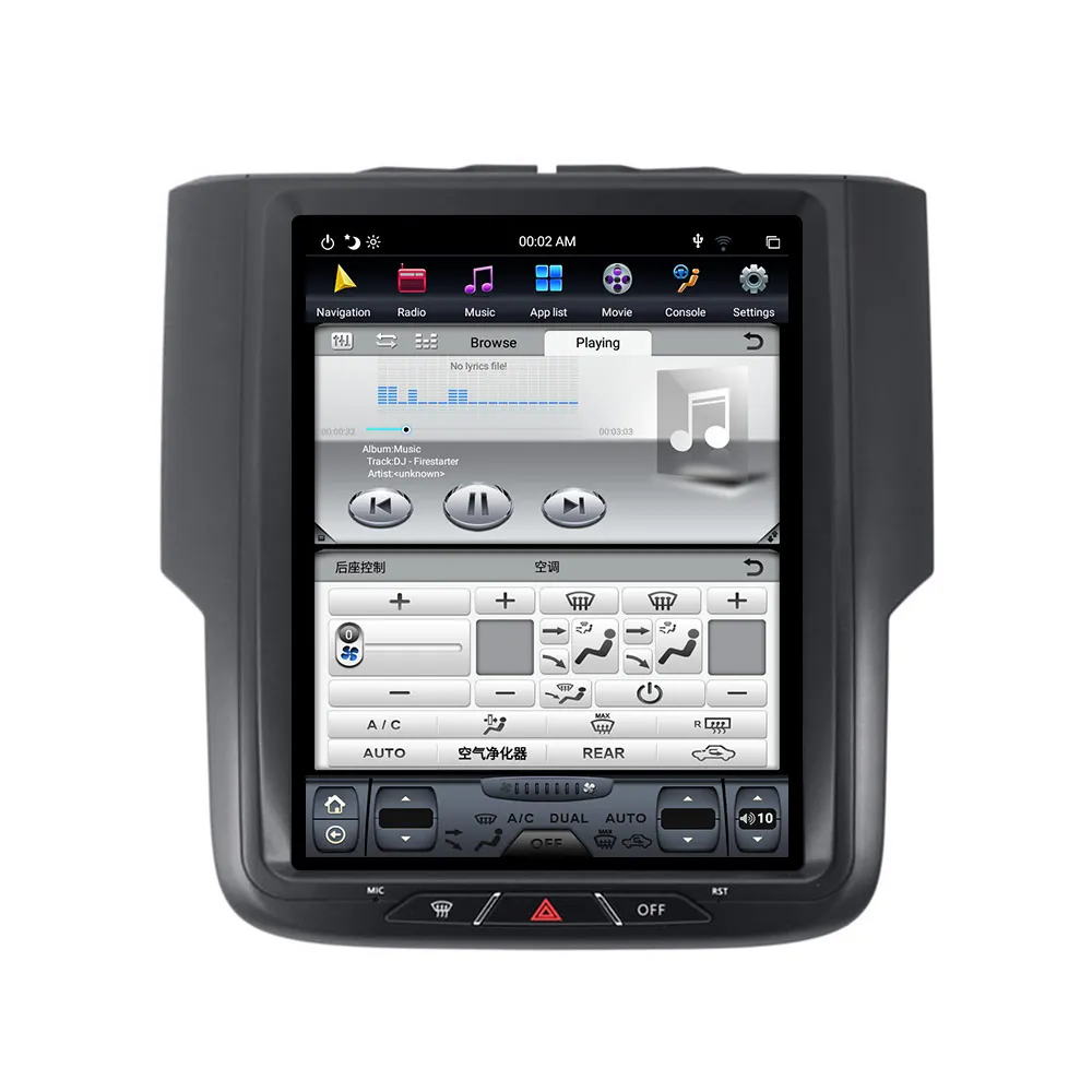 Aotsr 10," вертикальный экран Android 8,1 автомобильный DVD мультимедийный плеер gps для DODGE Ram- стерео, головное устройство Bluetooth wifi