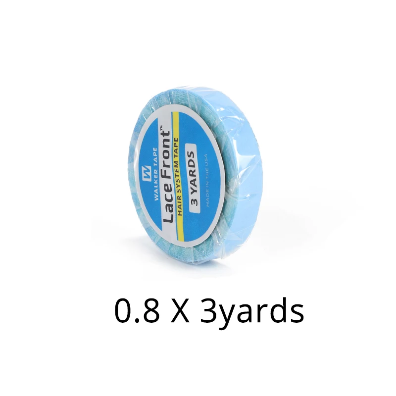 0.8cm Width Nunify Walker лента фронта шнурка парик склеивания клея двухсторонняя лента для наращивания волос парик/ПУ/кружева передняя Лента поддержки/клей - Цвет: 0.8cm Width