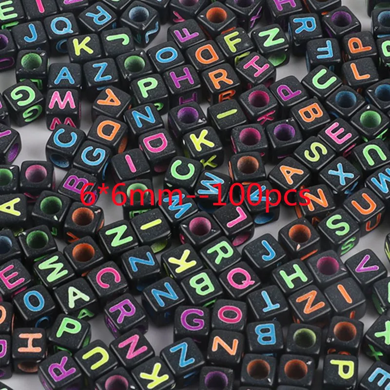100pcsDIY Beaded Material Early Education Acrylic Stars Peach Heart Letters Luminous Flat Beads 17 Hc4adffd0091541079110f070d1fa3149J