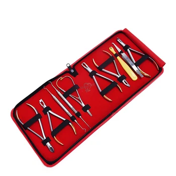 1set High quality Dental Orthodontics Instruments Set Ring Retractable Bracket Locator Subalong Pliers 1set High quality Dental Orthodontics Instruments Set Ring Retractable Bracket Locator Subalong Pliers