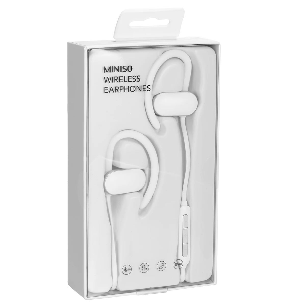 MINISO беспроводные bluetooth наушники, стерео Спортивные Bluetooth наушники, наушники с шумоподавлением, умные наушники-вкладыши с микрофоном