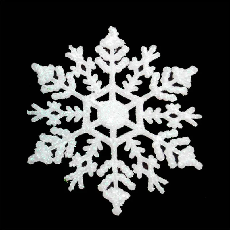 Gold Snowflake Christmas Ornament Tree Decoration New Year Xmas For Home Party Star Baubles | Дом и сад