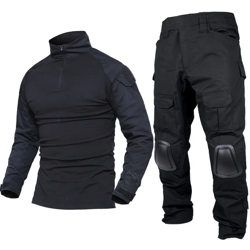 Gen2 Военная военная форма BDU боевая рубашка брюки Тактический костюм черный для мужчин камуфляж снайперская страйкбольная Пейнтбол Охота Одежда