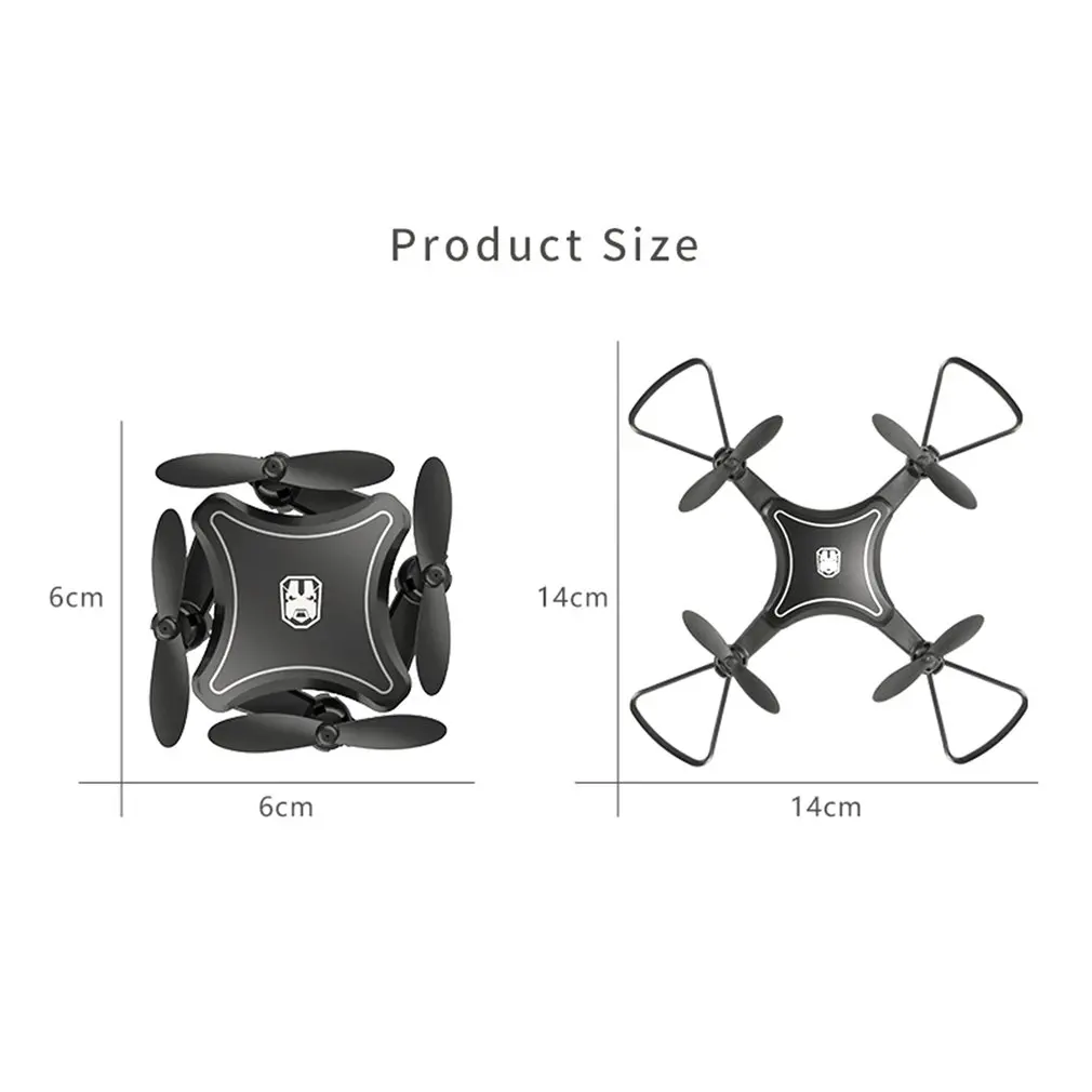 Мини Дрон Квадрокоптер с камерой 4K HD складные Дроны одним ключом возврат FPV Follow Me