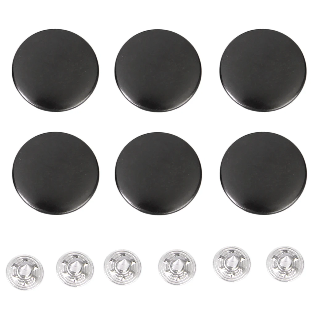 Jeans Glossy Buttons, Hammer On, 20mm, Pack Of 6 Sets, Antique Brass  Replacement Jean Button