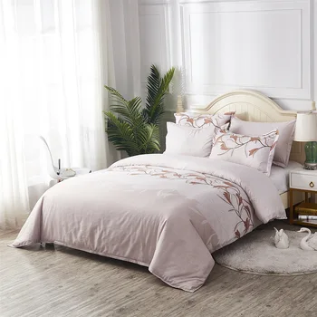 

2/3pcs Printed Duvet Cover Set Embroidered Quilt Cover Comforter Bedding Sets (Not Sheet)Single Full Queen King Size Bedding Set