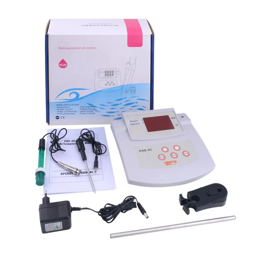PHS-3C 2 In 1 PH/Temp Meter Automatic Calibration