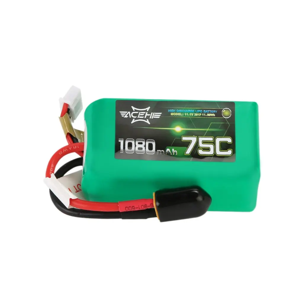 ACEHE 11,1 V 1080mAh 75C Lipo батарея 3S1P 11.99WH батарея с высоким током разрядки с TX30 вилкой для RC Raing Quacopter автомобиля лодки
