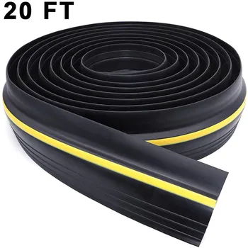 

Universal 10ft 20ft Garage Door Seal Bottom Threshold Seal, Diy Rubber Weather Stripping Replacement Easy Installation