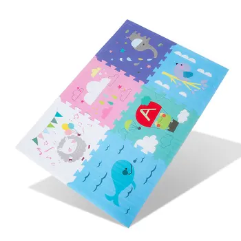 

New 6pcs Stitching Baby Mat Epe Foam Kid Play Mat Floor Mats Foam Waterproof Living Room Carpets Tasteless Climbing Mat Game Pad