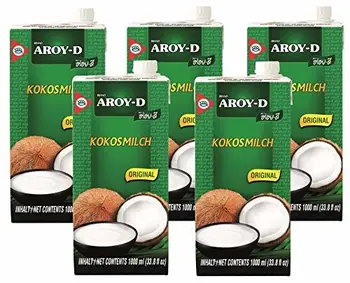 

Aroy-D - Latte di cocco - Confezione da 5 pezzi (5 x 1 litro)